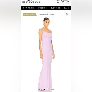 KATIE MAY REVOLVE LILAC GOWN